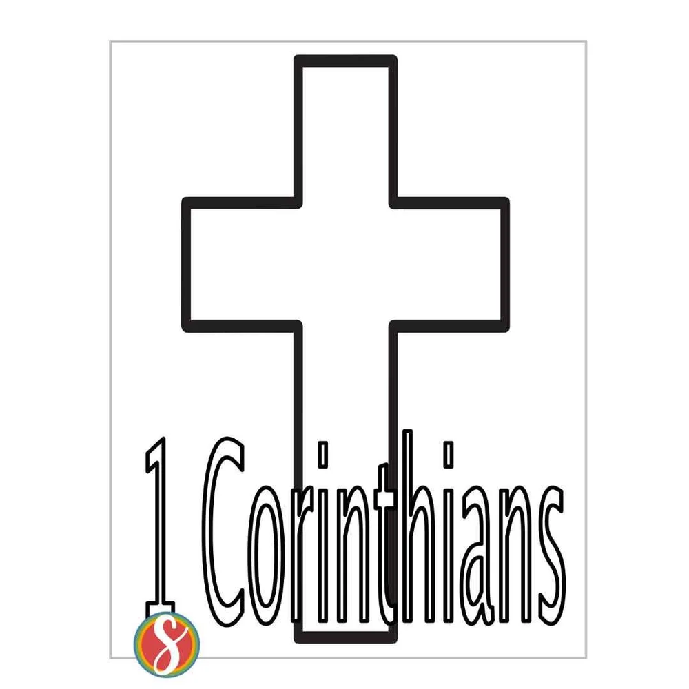 Free 1 Corinthians Coloring Pages — Stevie Doodles