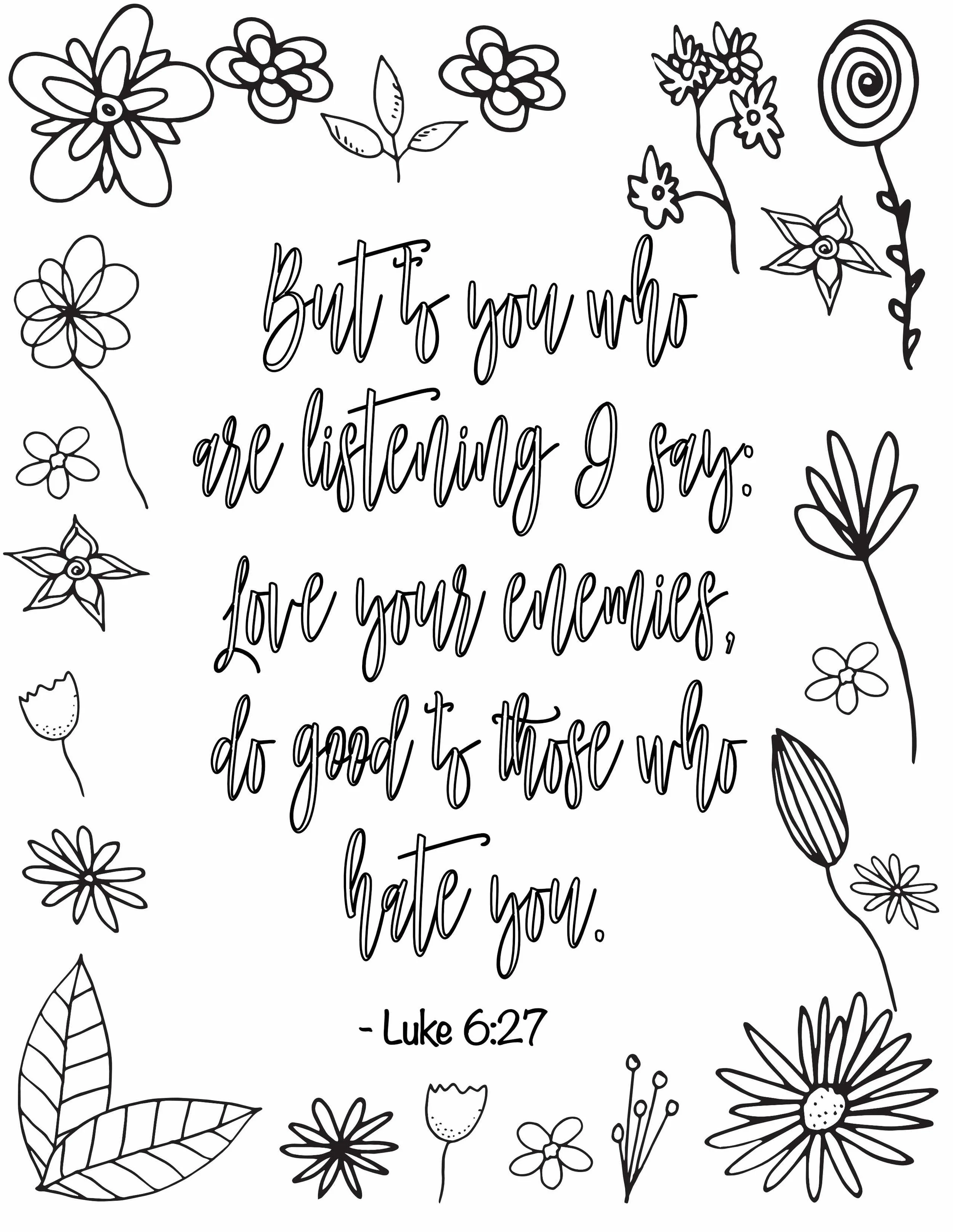 Matthew 28:20 Coloring Page