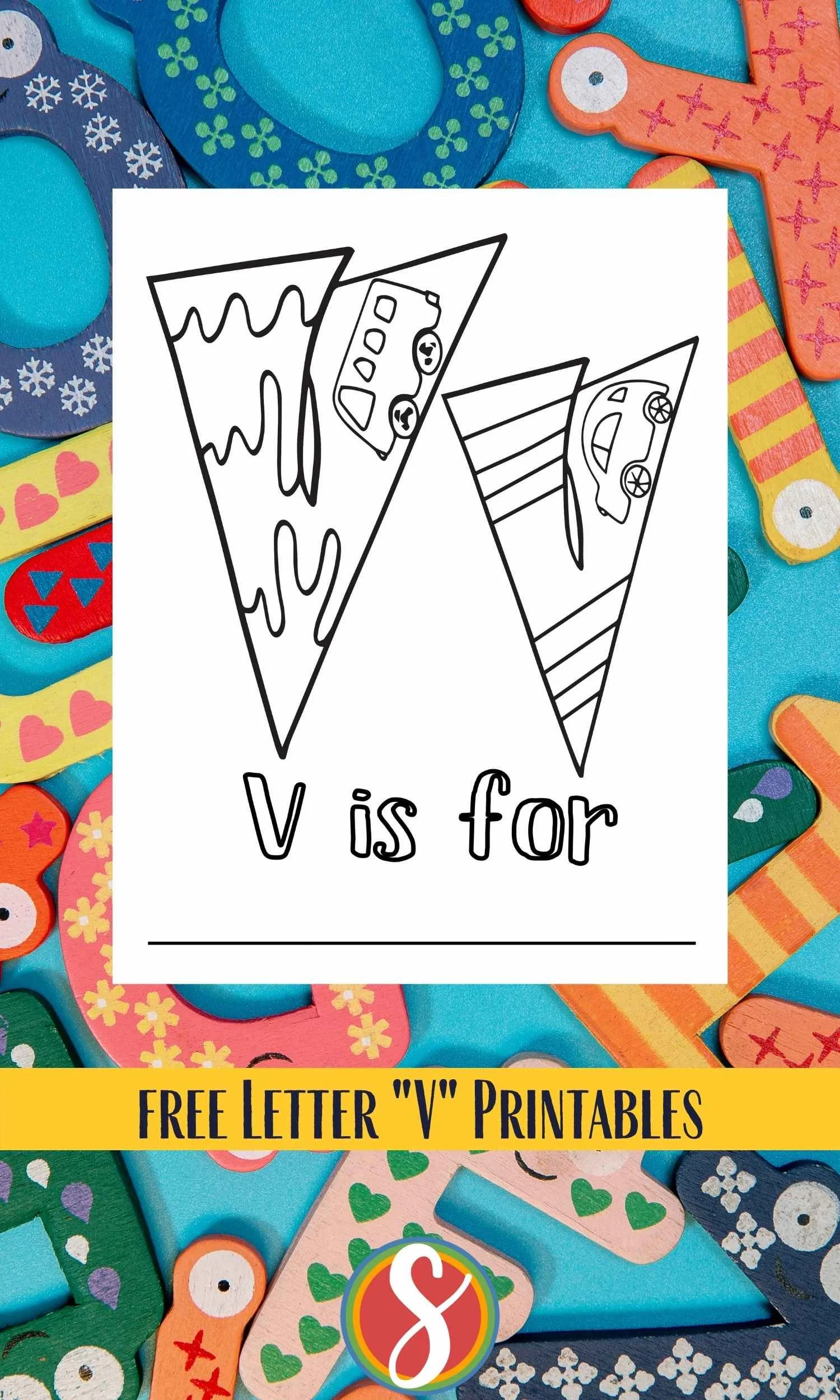 letter v coloring pages – Image 13