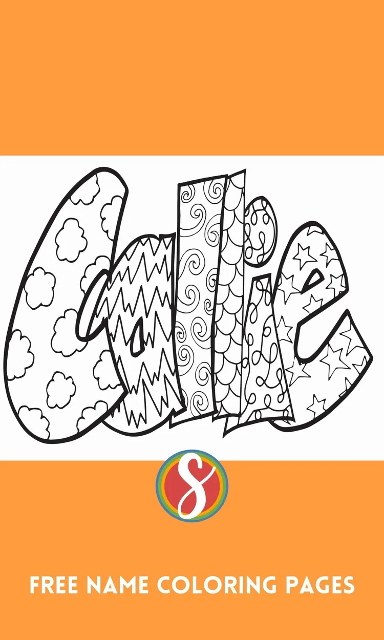 CALLIE Name Coloring Page — Stevie Doodles