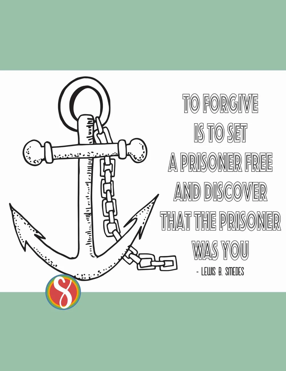 Free Forgiveness Coloring Pages — Stevie Doodles