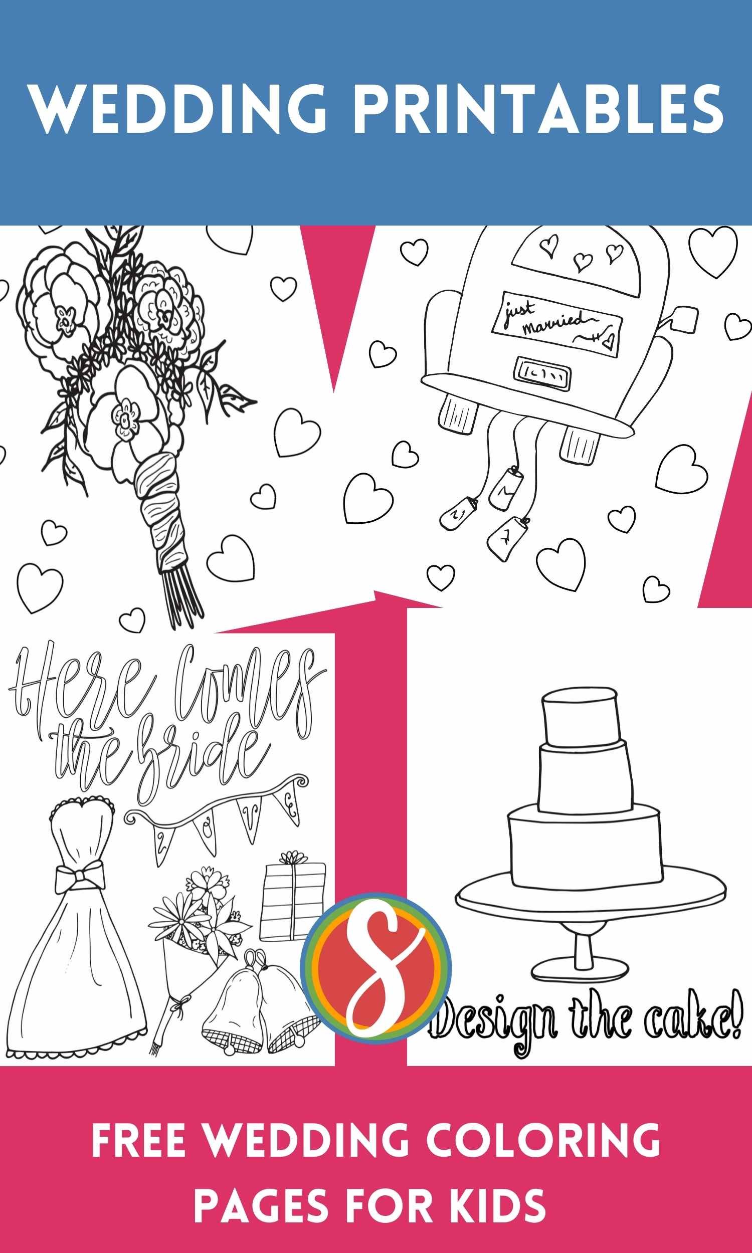 Free Wedding Coloring Pages Stevie