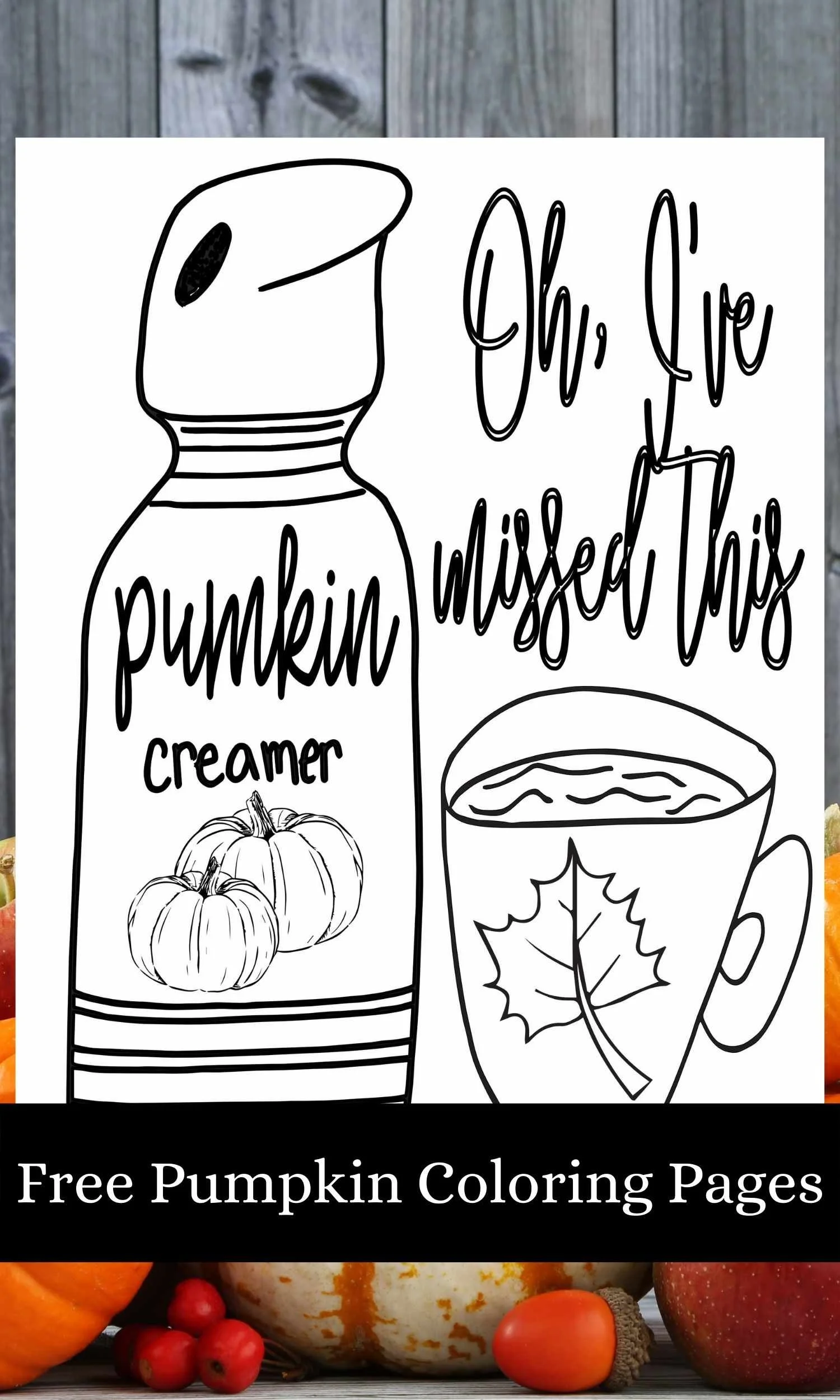 Colorful Pumpkin Printables