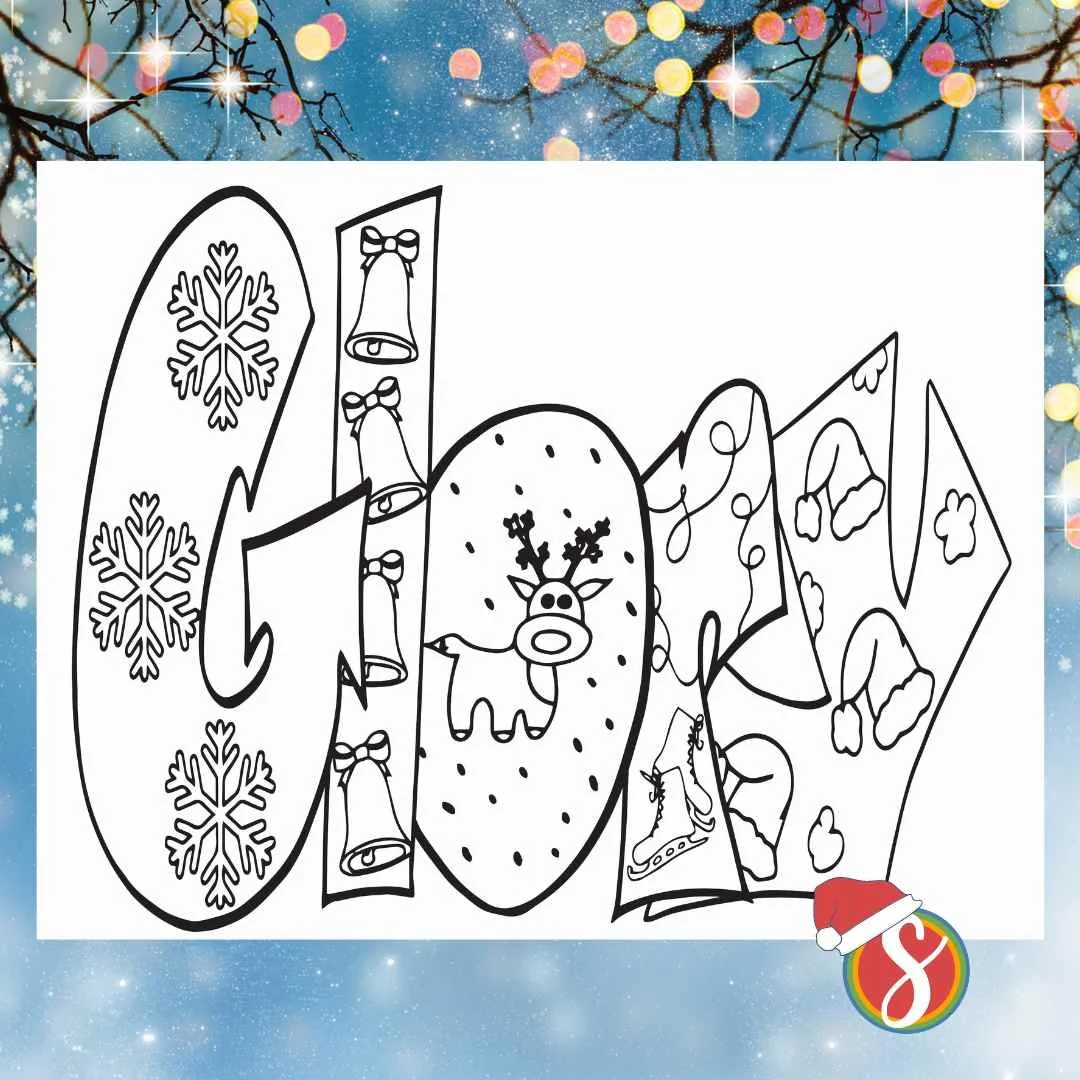 Free "Glory" Coloring Pages — Stevie Doodles