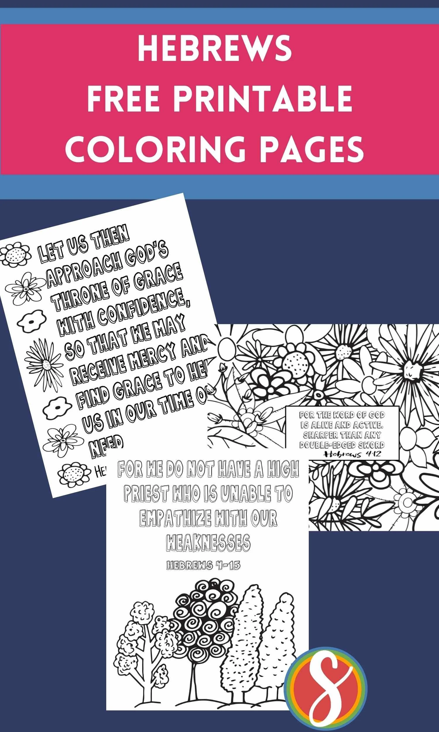 Free Hebrews Coloring Pages Stevie Doodles Free Hebrews Coloring Pages Stevie Doodles
