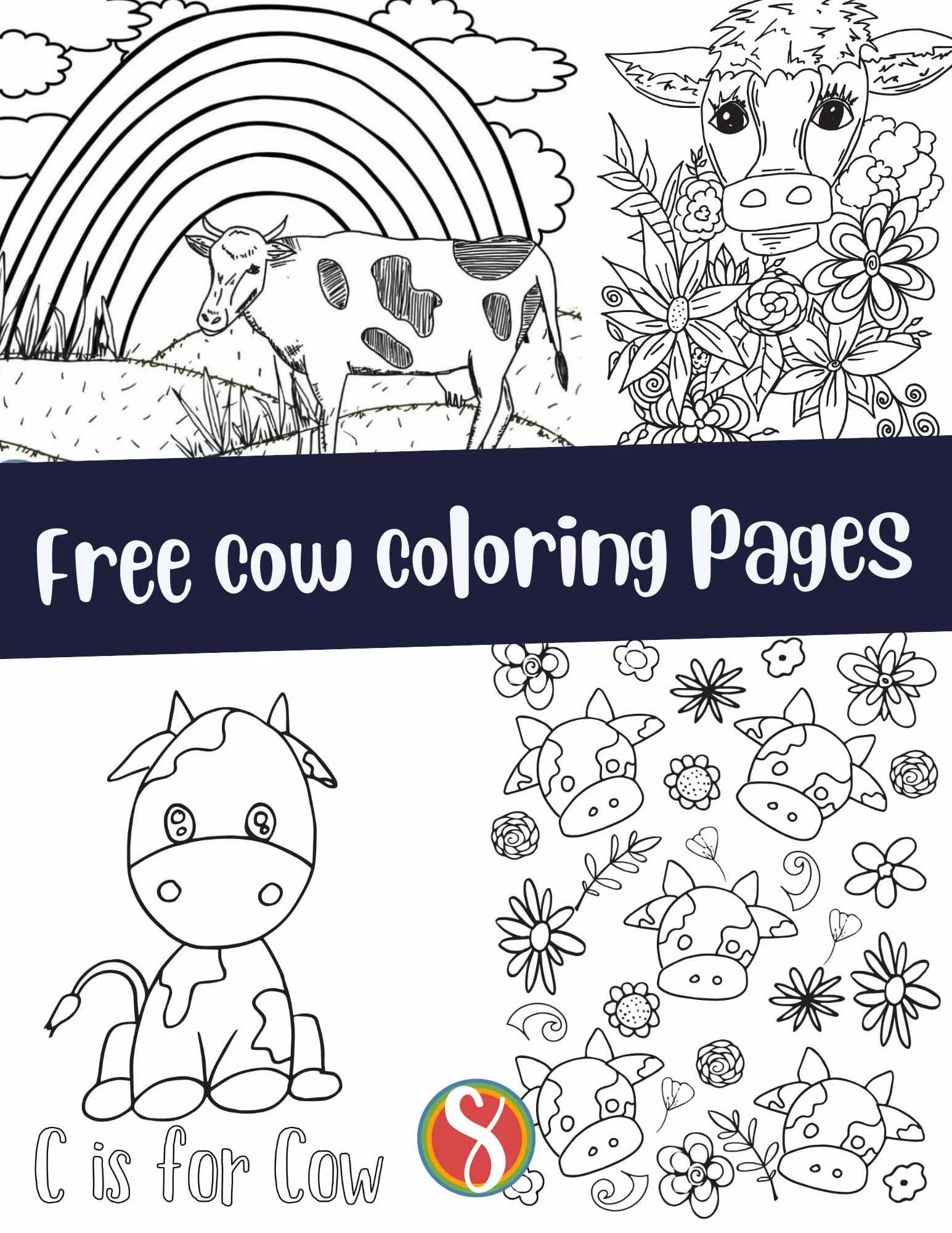Printable Cow Prints | Free Printable Cow Coloring Pages – STSHXJ