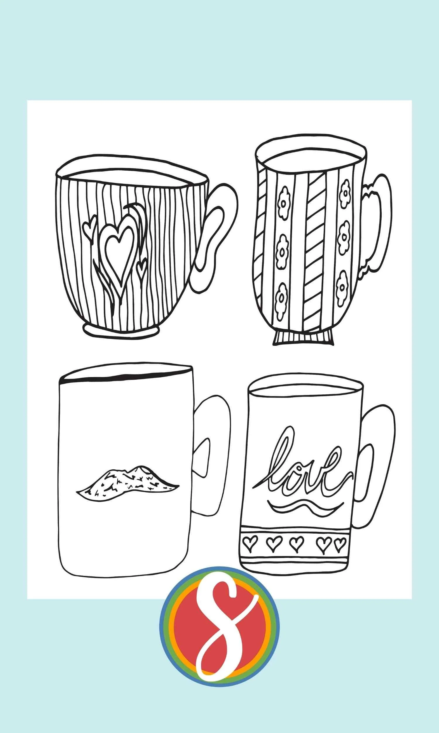 Free Coffee Coloring Pages Stevie - Free Coffee Coloring Page Printable