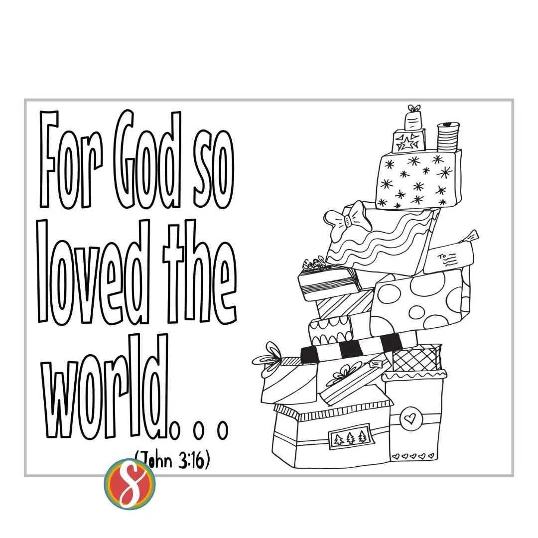 Free Advent Coloring Pages ??? Stevie Doodles