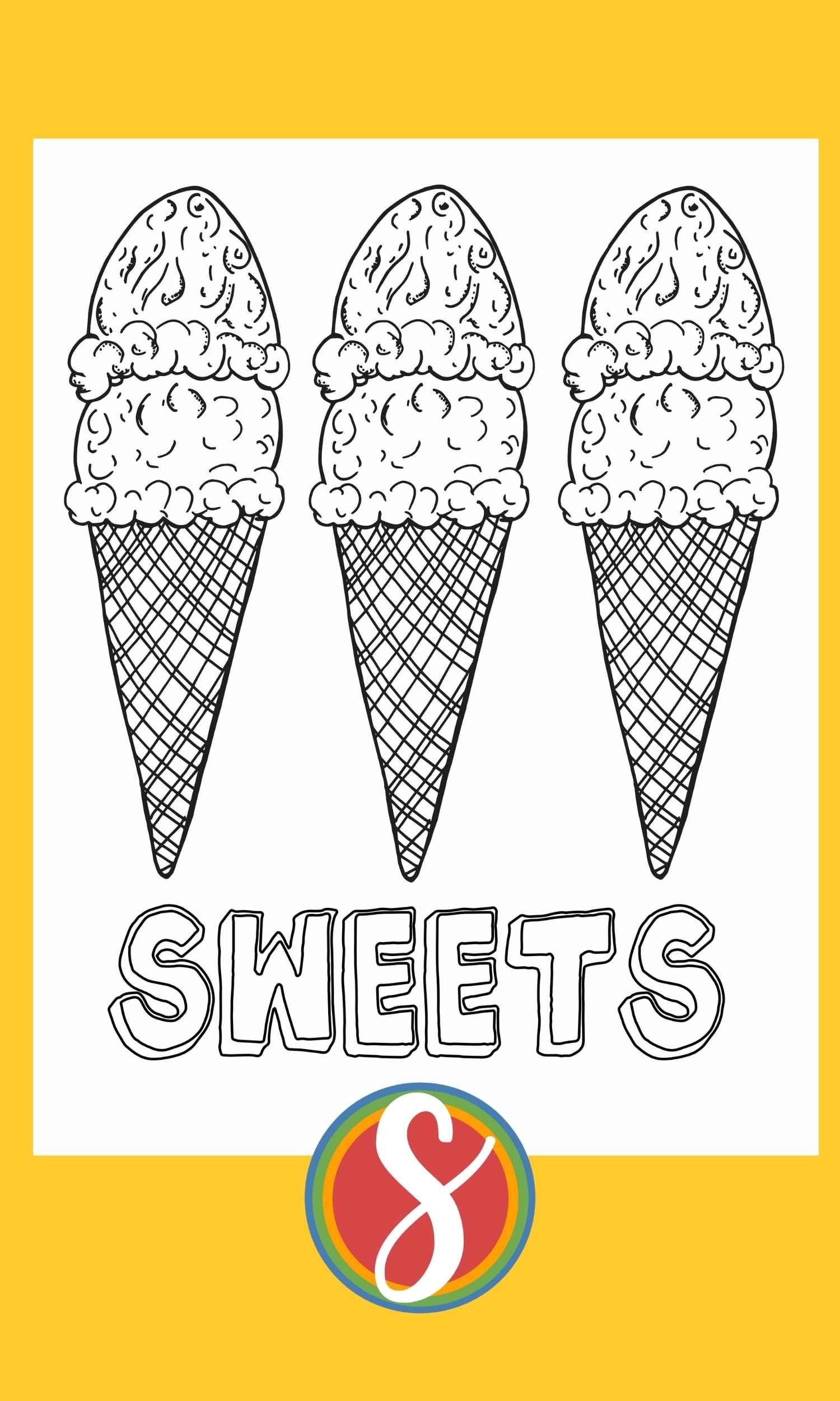 ice cream color sheets – Image 12
