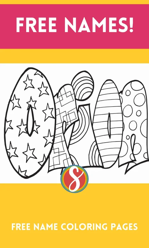 ORION - Free Printable Princess Style Coloring Page — Stevie Doodles