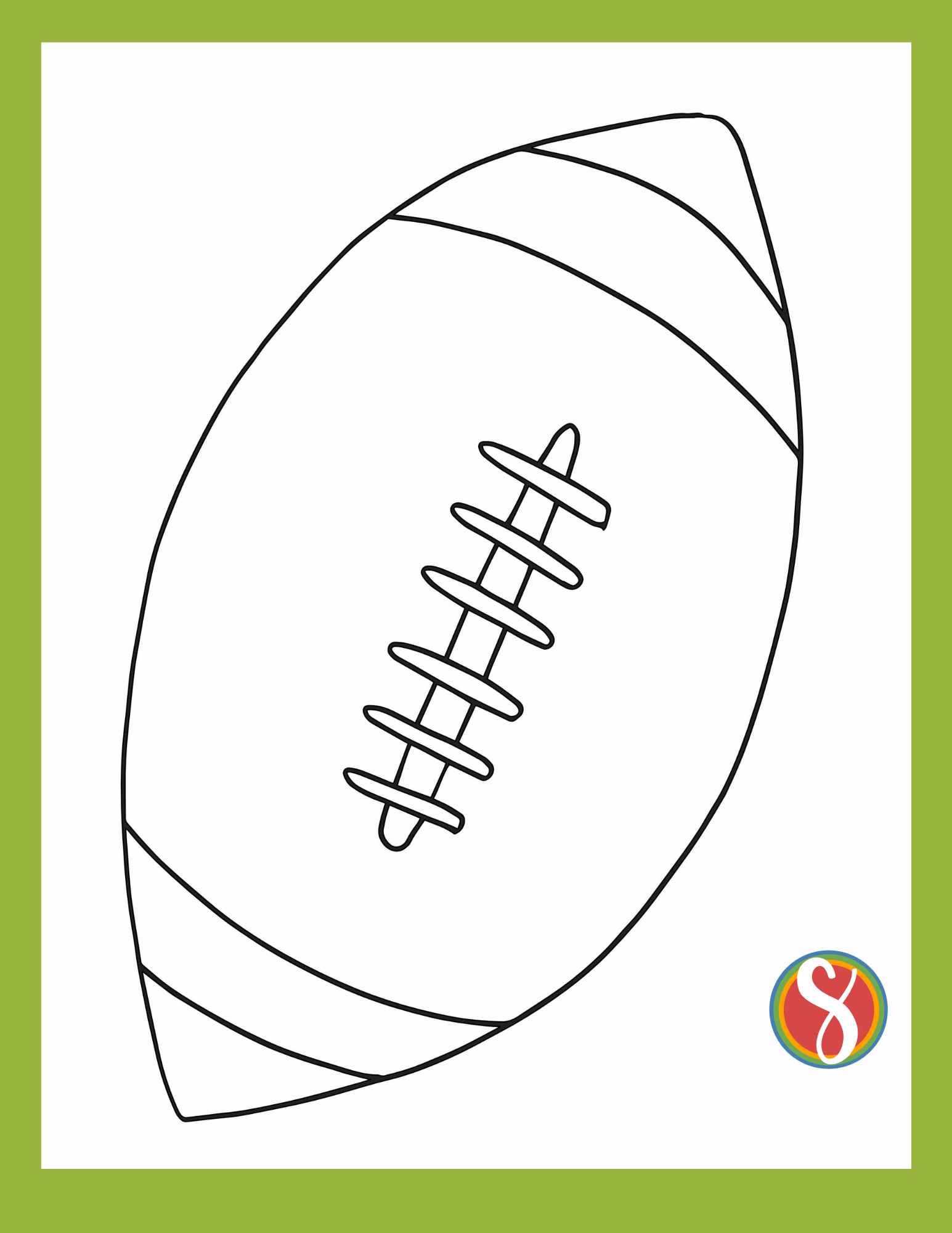 Super Bowl Trophy Coloring Page