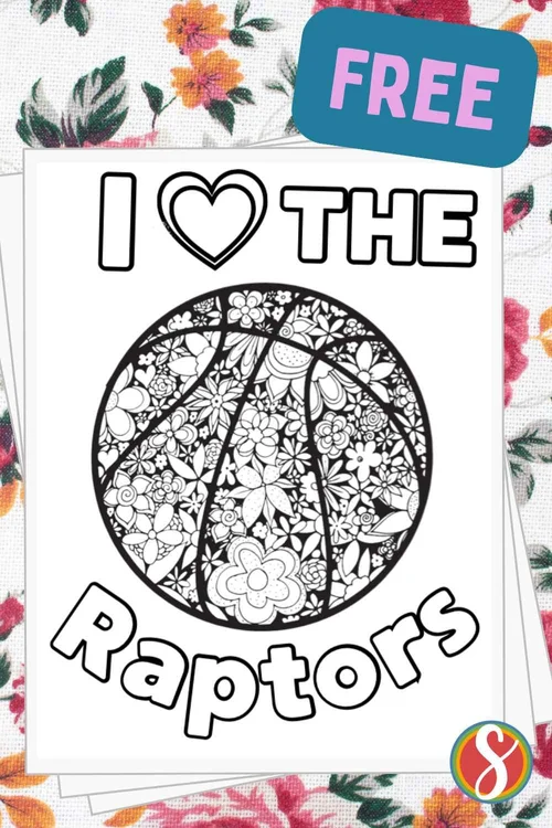 Toronto Raptops Colouring Pages Free Toronto Raptors Coloring Pages — Stevie Doodles
