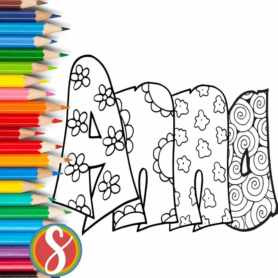 Anna Name Coloring Pages