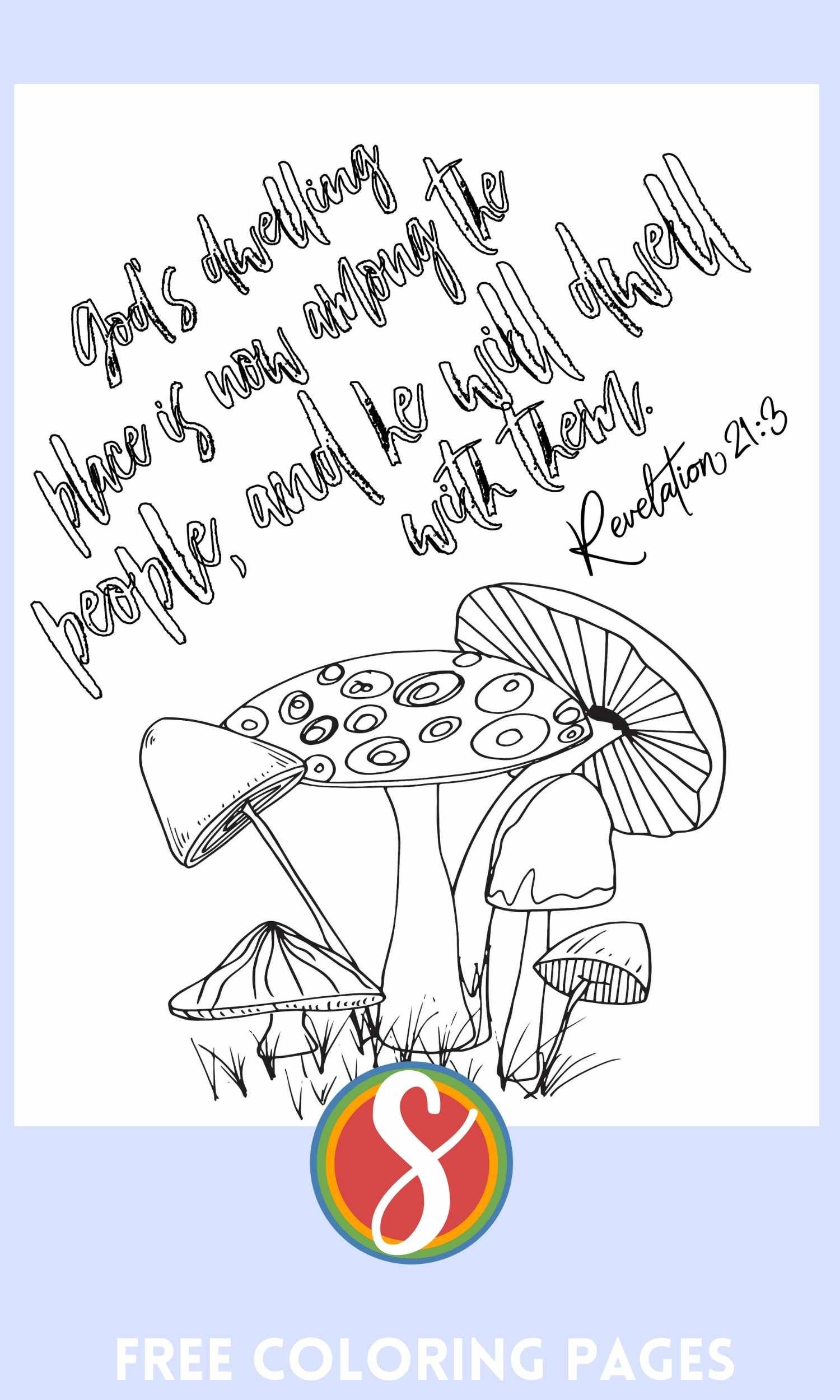Revelation - Free Bible Coloring Pages — Stevie Doodles Free Printable