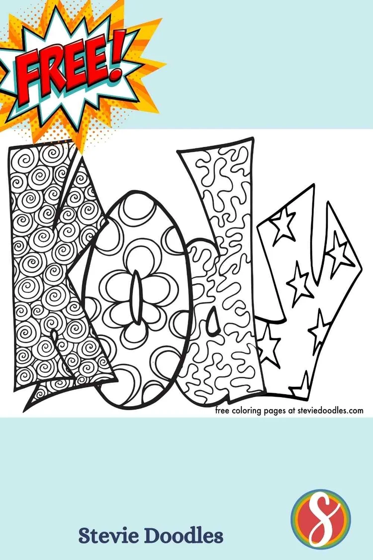 Free Kody Coloring Page — Stevie Doodles