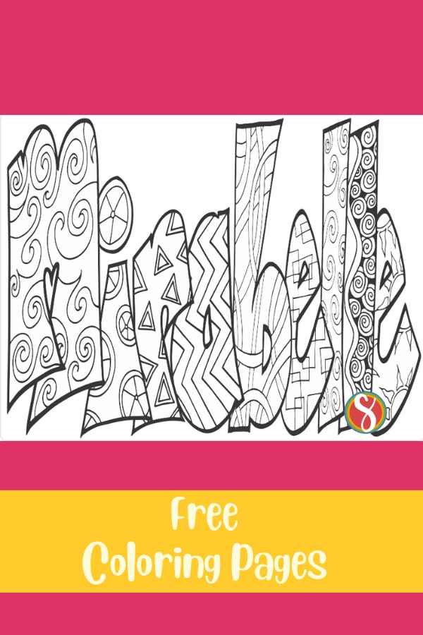 Free Mirabelle Coloring Page — Stevie Doodles