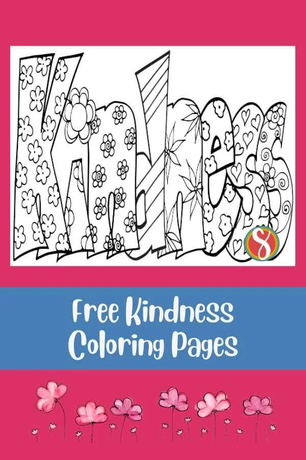 Kindness Coloring Page