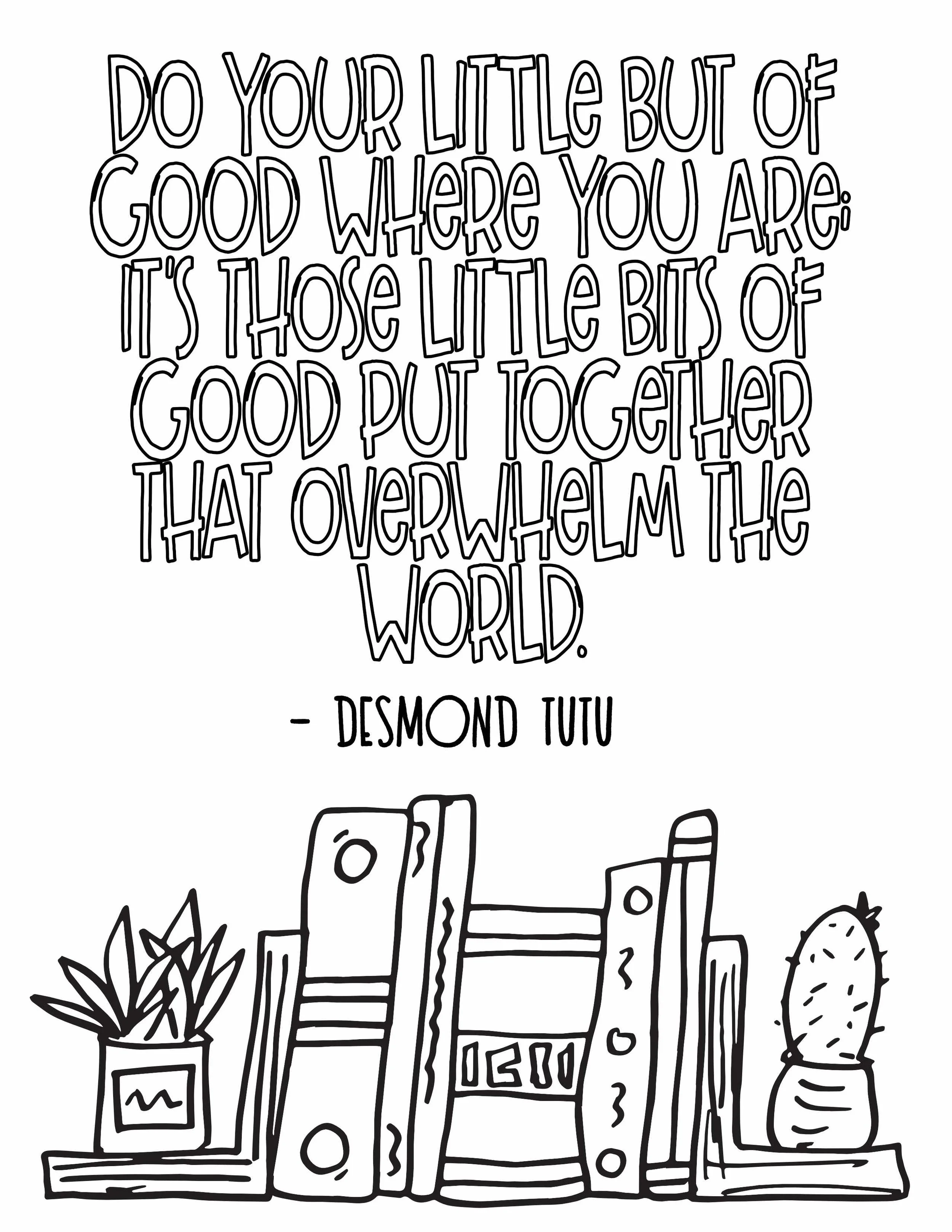 coloring sheets with quotes – Image 2