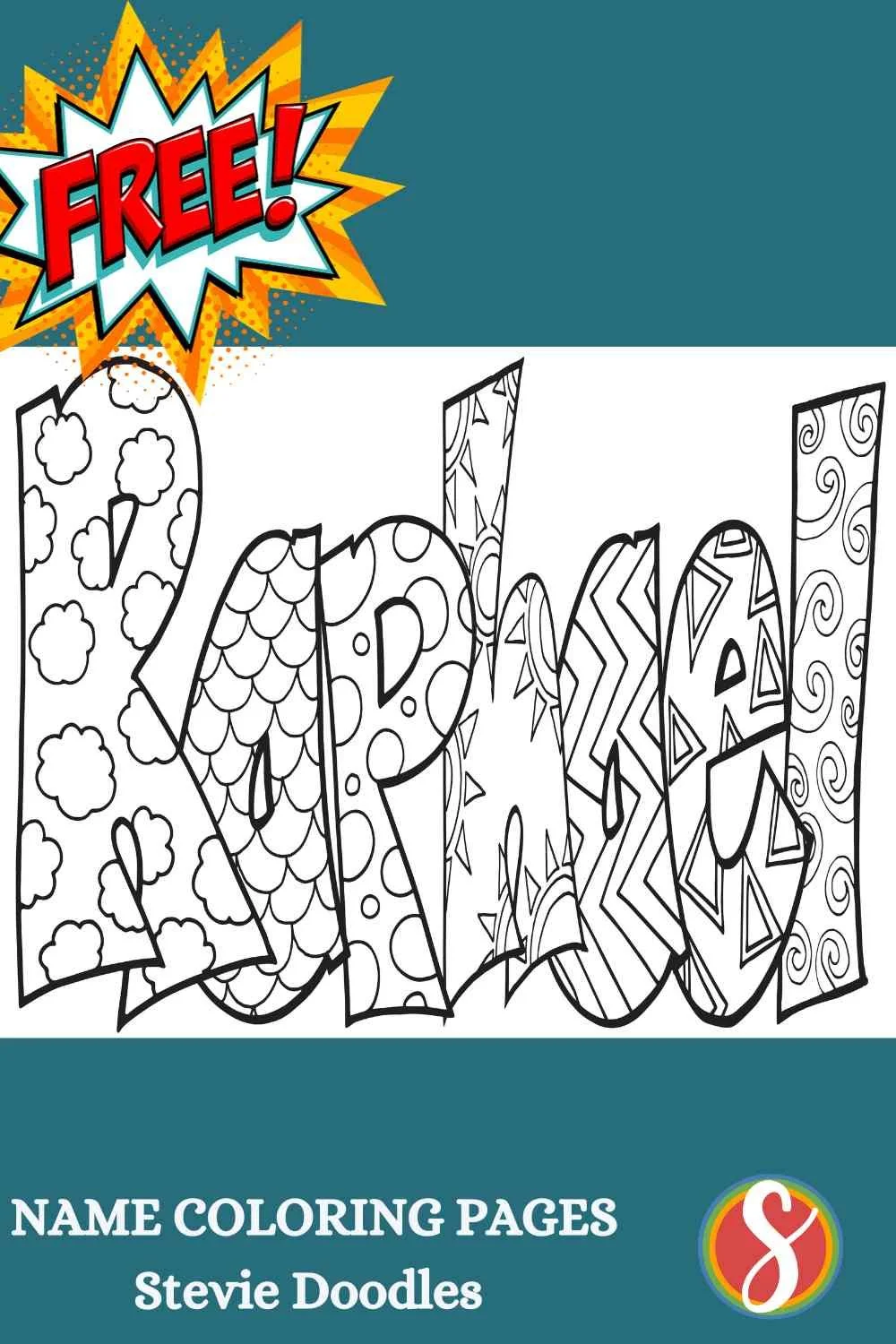 Free Raphael Coloring Page — Stevie Doodles