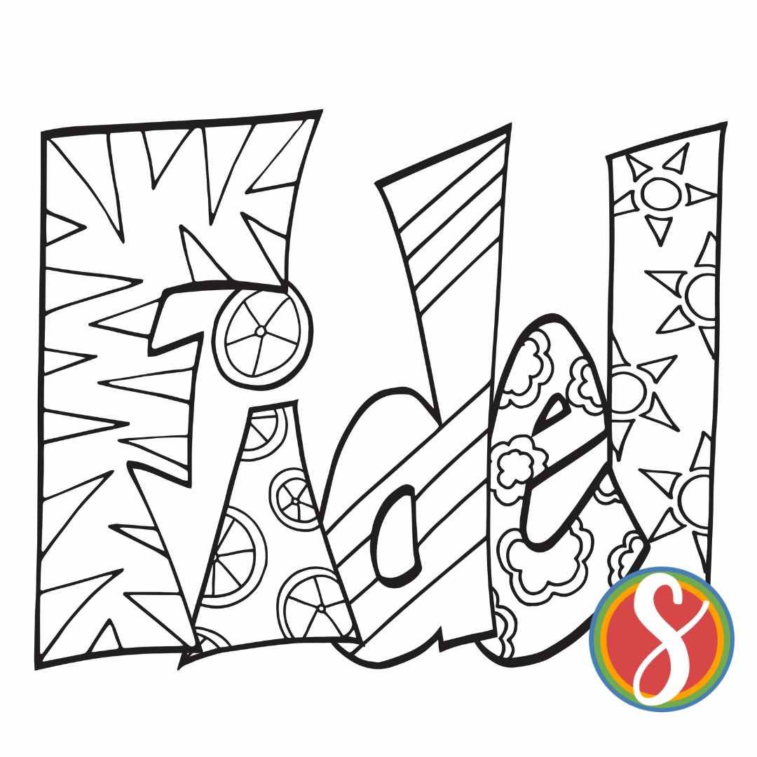 Free Fidel Coloring Page — Stevie Doodles