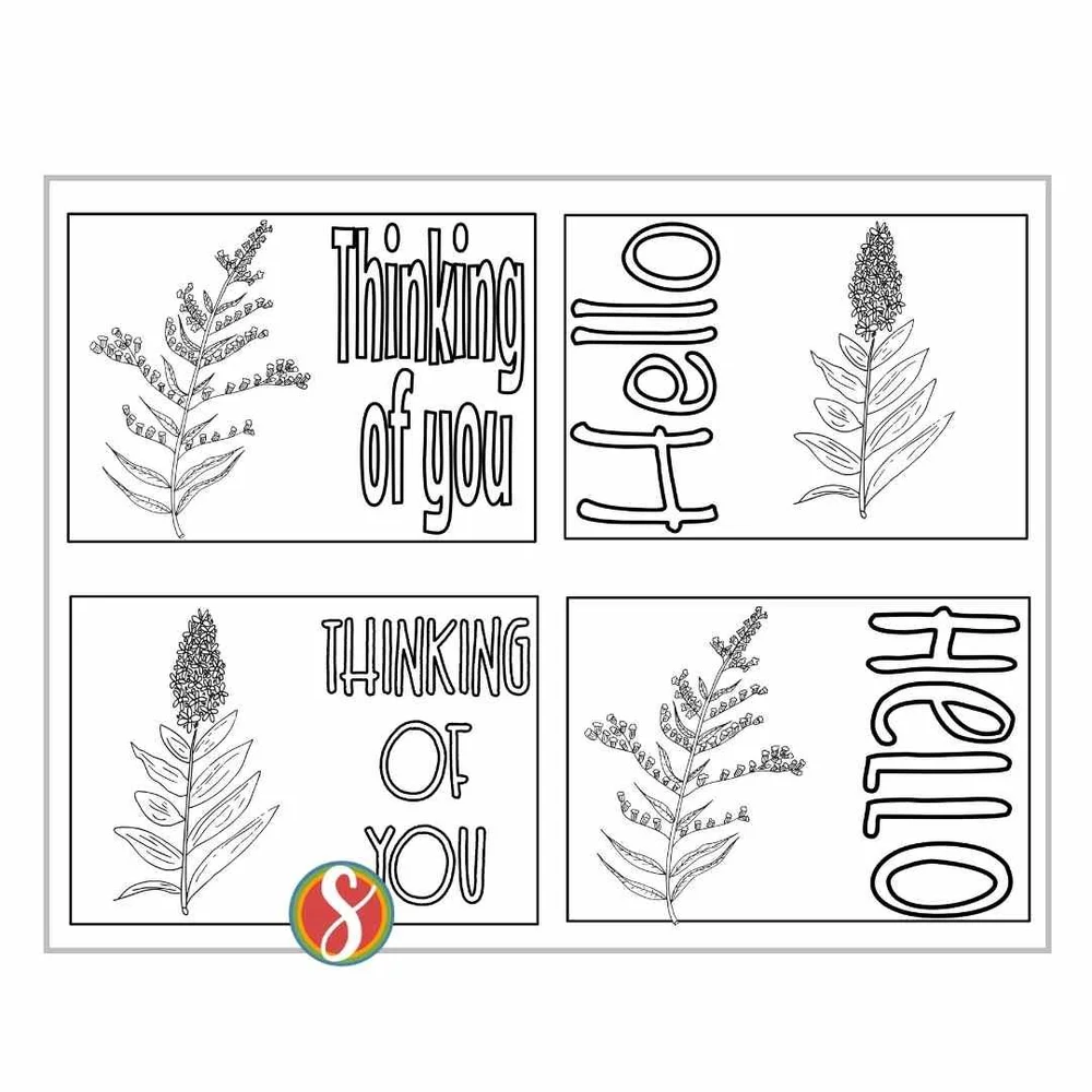 Free Goldenrod Coloring Pages — Stevie Doodles