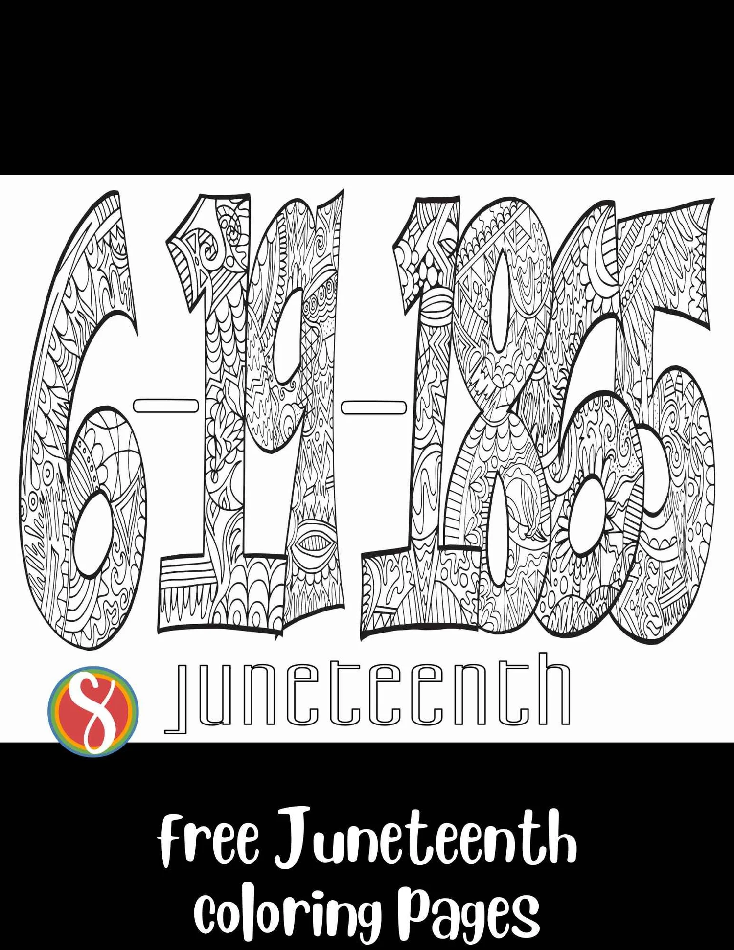 Free Juneteenth Coloring Pages — Stevie Doodles
