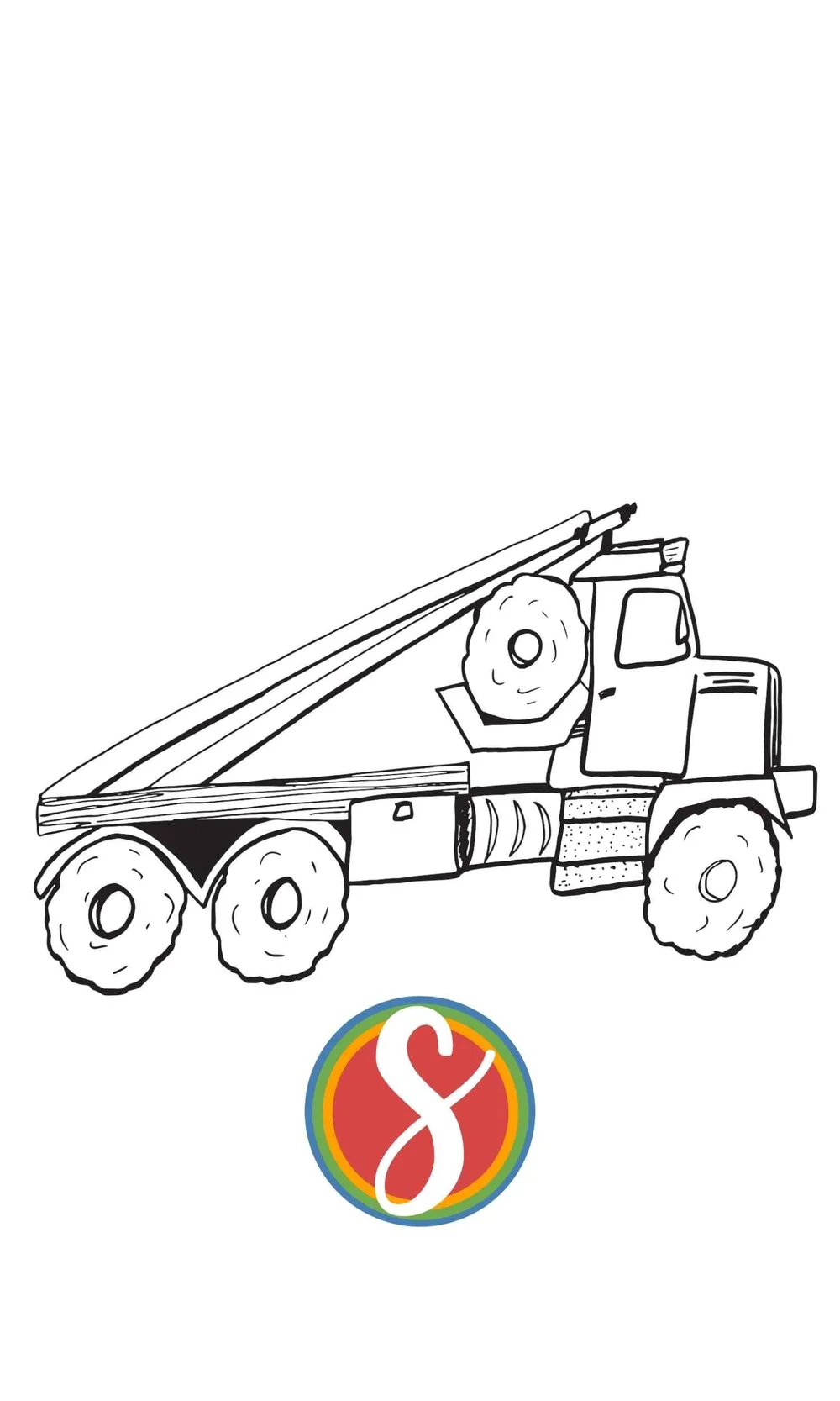 Free Trucks Coloring Pages — Stevie Doodles