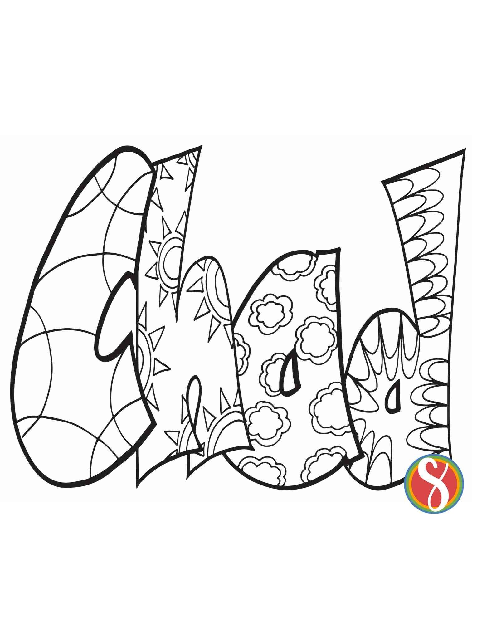 Free Country of Chad Coloring Page — Stevie Doodles