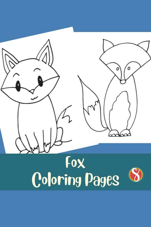 Free Fox Coloring Pages — Stevie Doodles