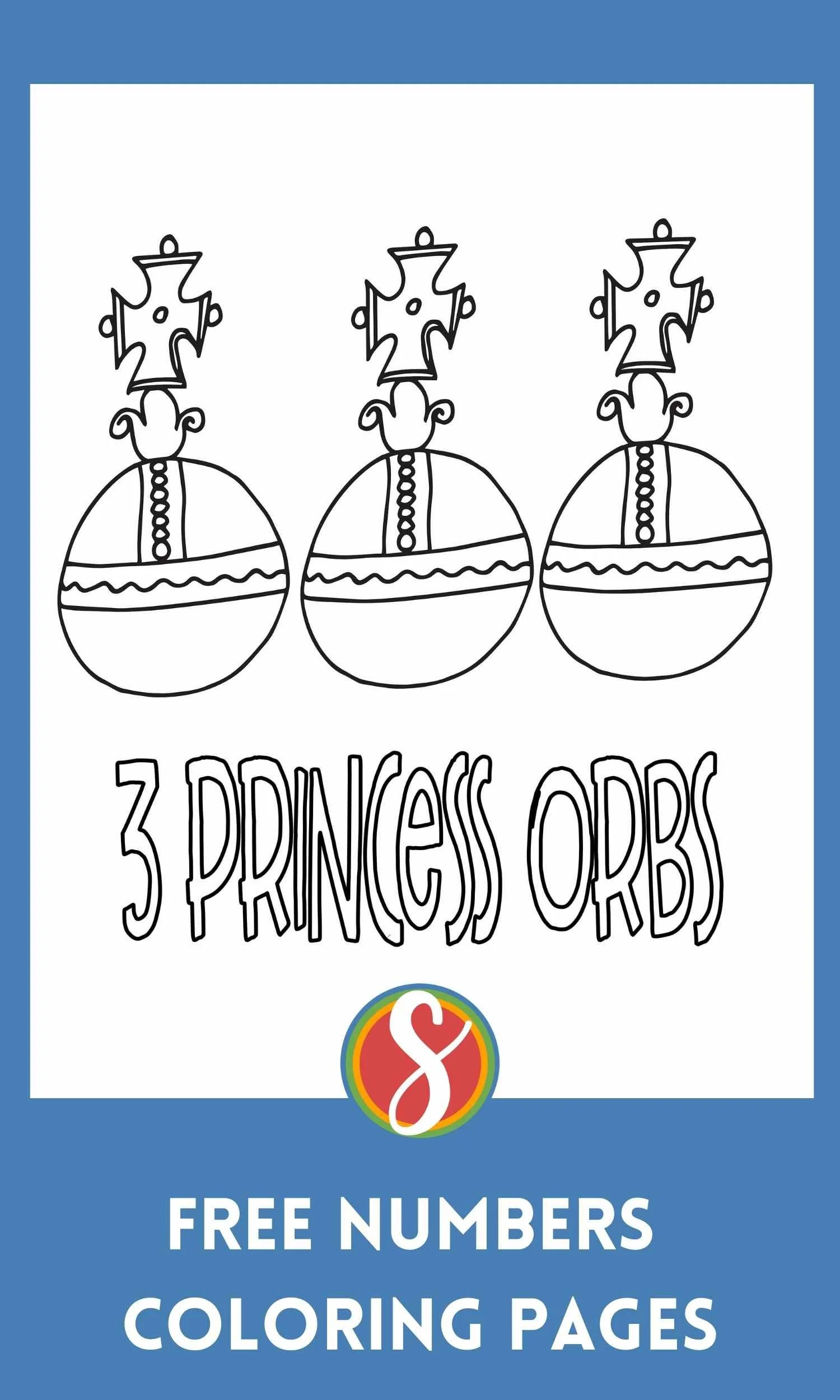 10 Free "Number 3" Coloring Pages — Stevie Doodles