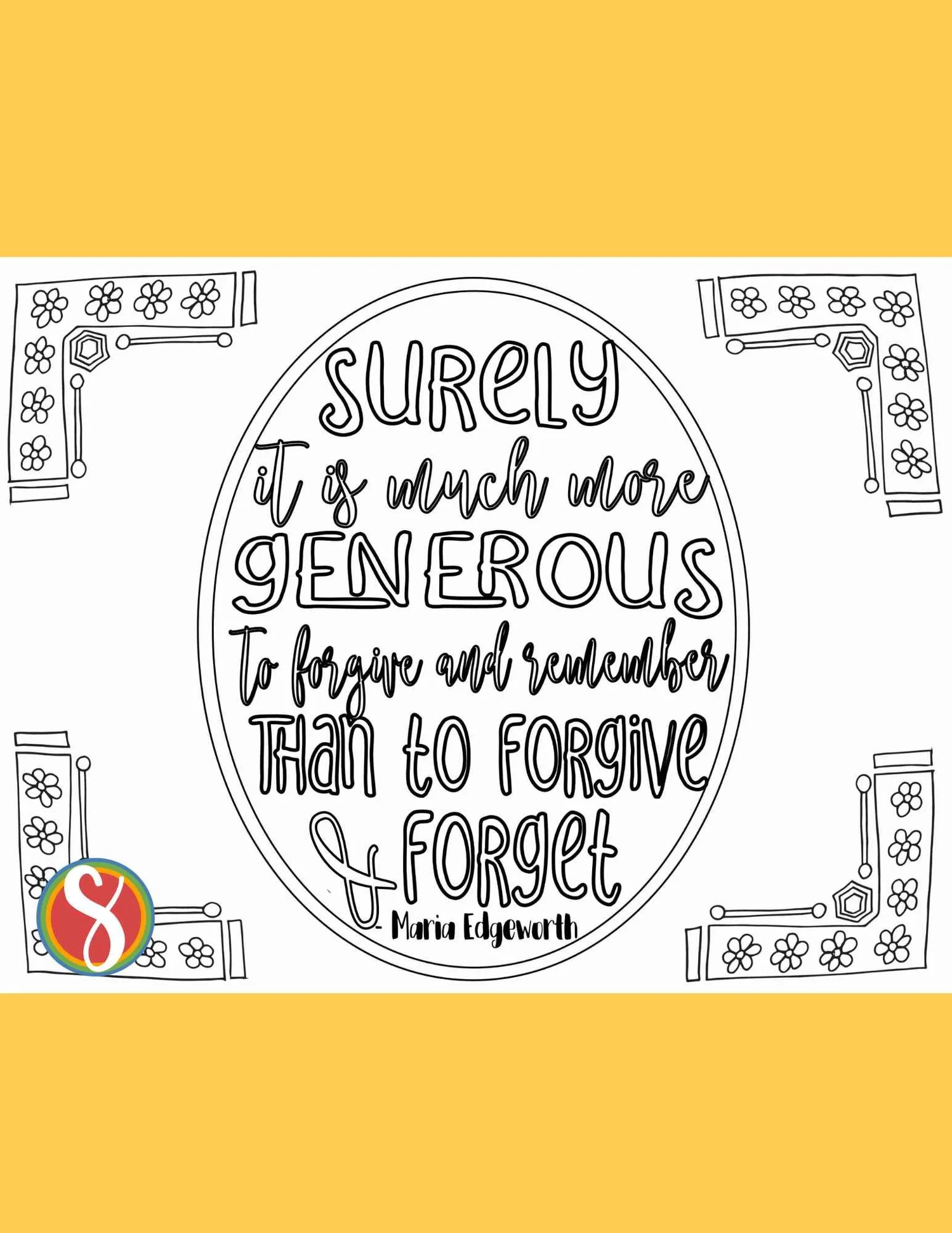 Free Forgiveness Coloring Pages — Stevie Doodles