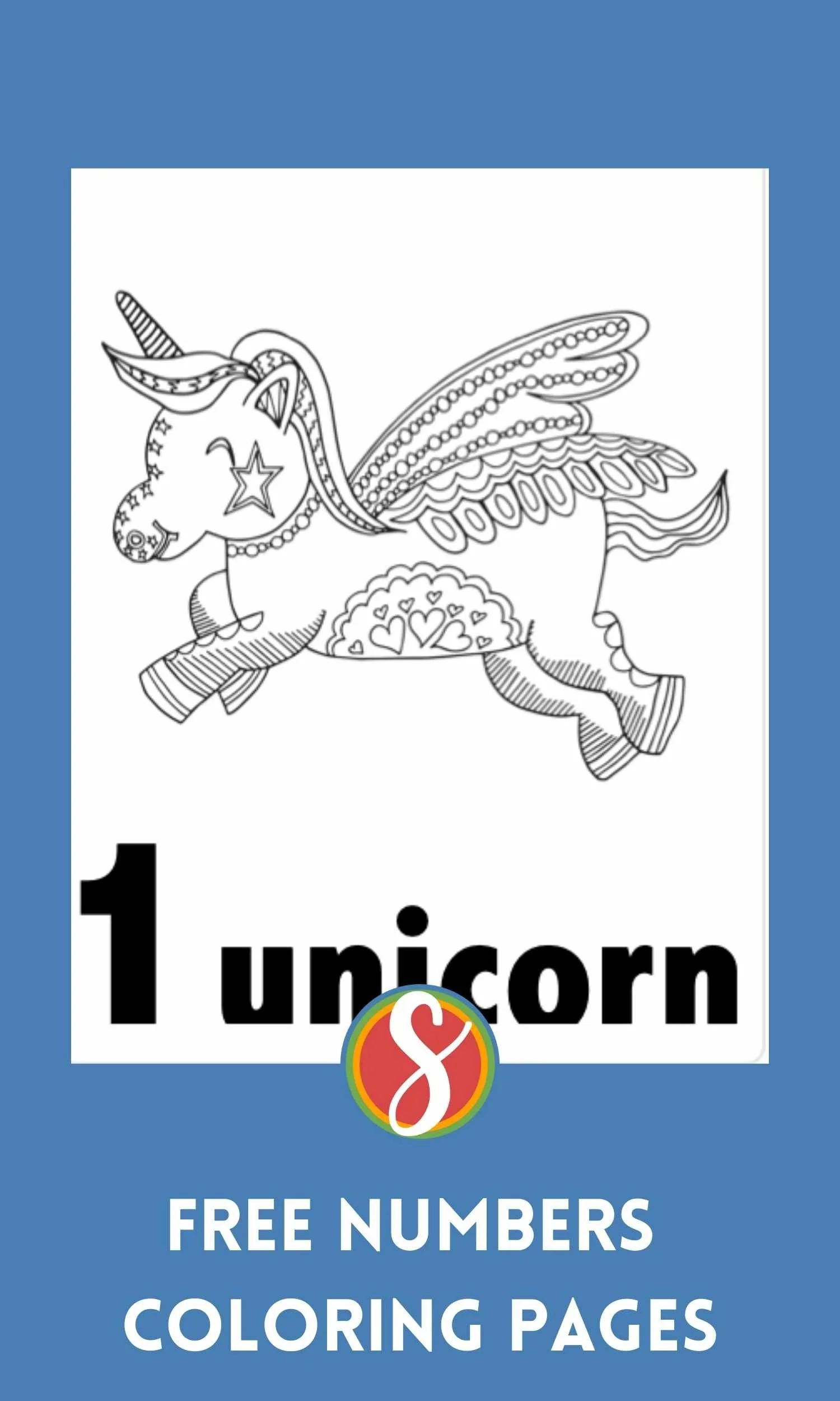 Number 1 Picture to Color