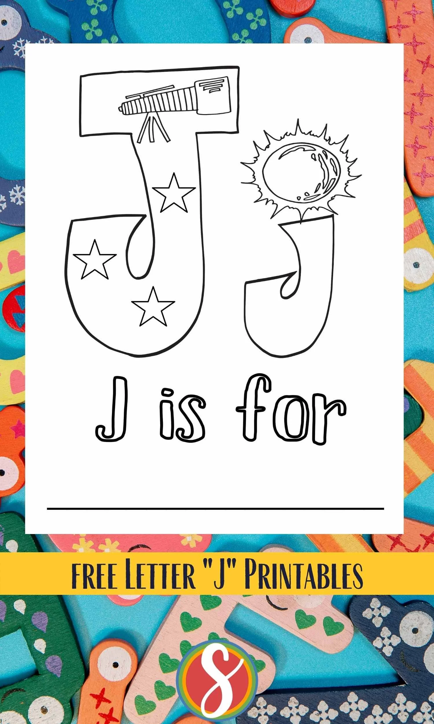 Letter J for Butterfly