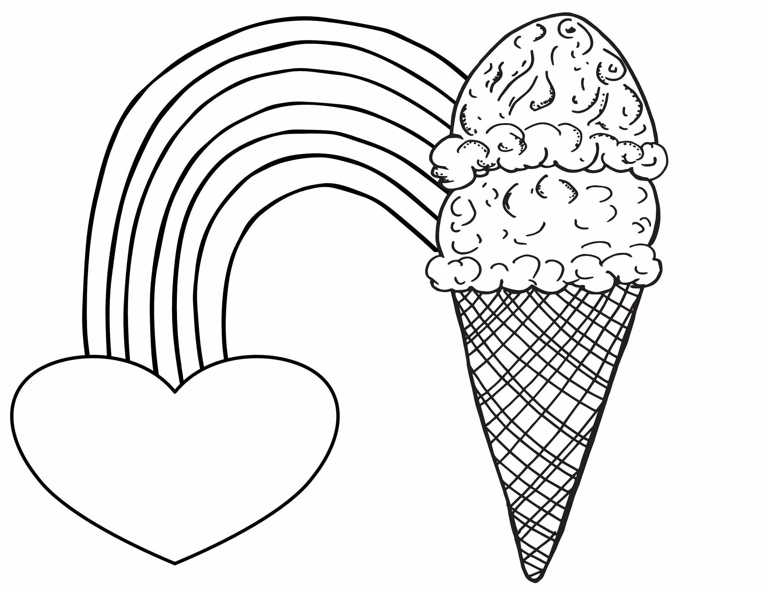 ice cream shop coloring sheet – Image 6