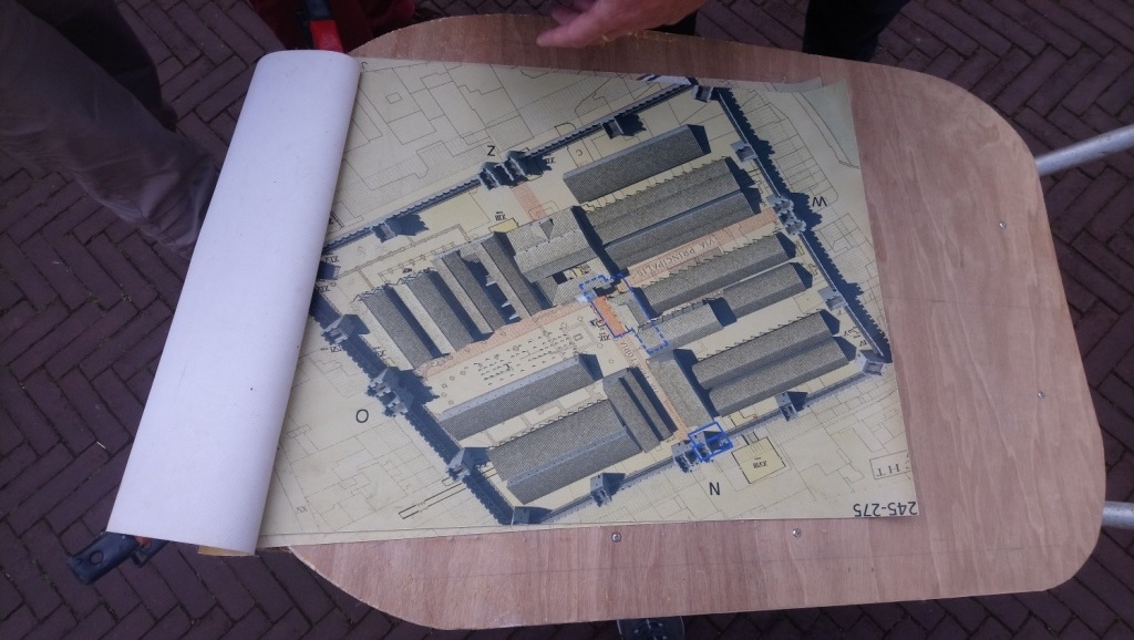 De plattegrond van Castellum Traiectum