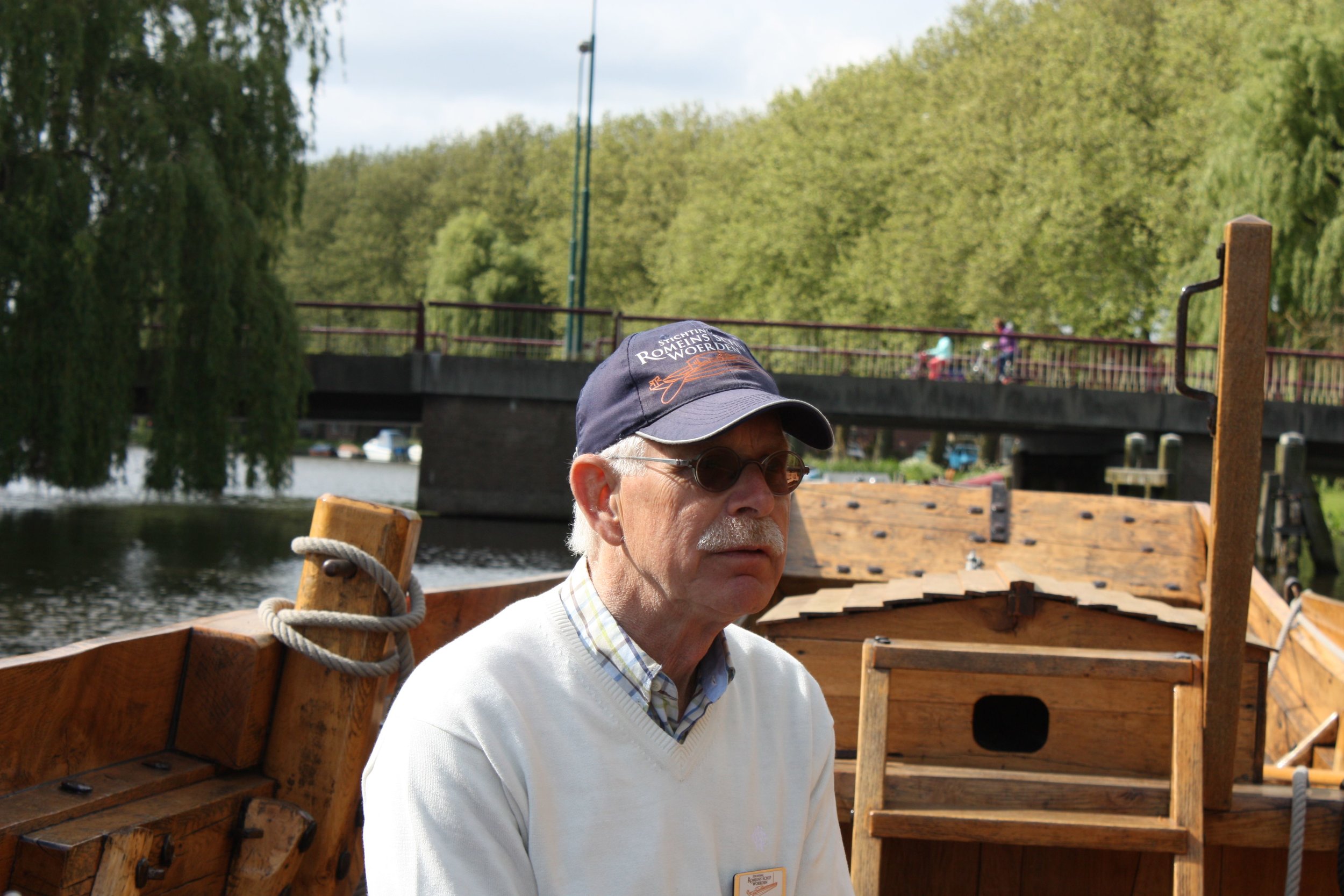 Henk Vlot van Stichting Romeins Schip Woerden