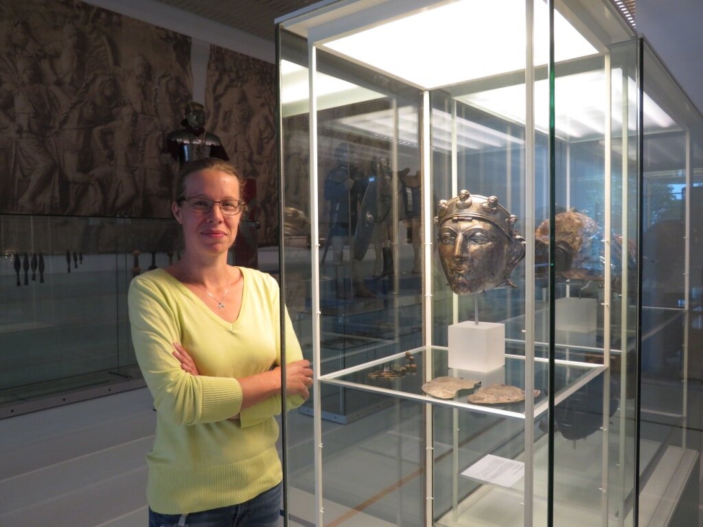 Marenne Zandstra in Museum Het Valkhof