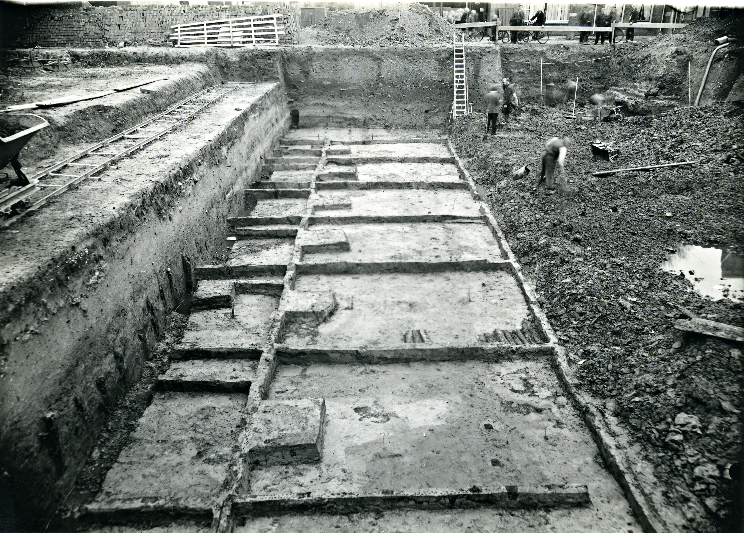 Opgraving barakken 1942 (foto: RMO)