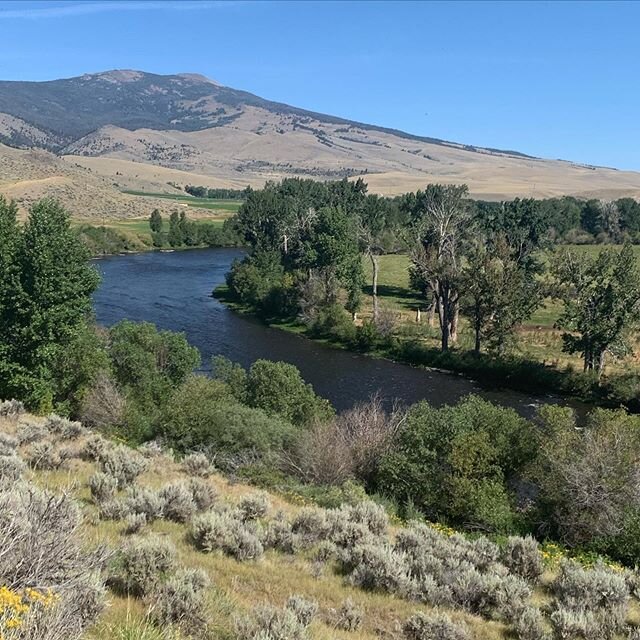 Happy Earth Day! Mother nature at her best in Montana. #river #openspace #summer #view #fishing #familytime #outdoorspace #notdesigned #natural #realoutdoor