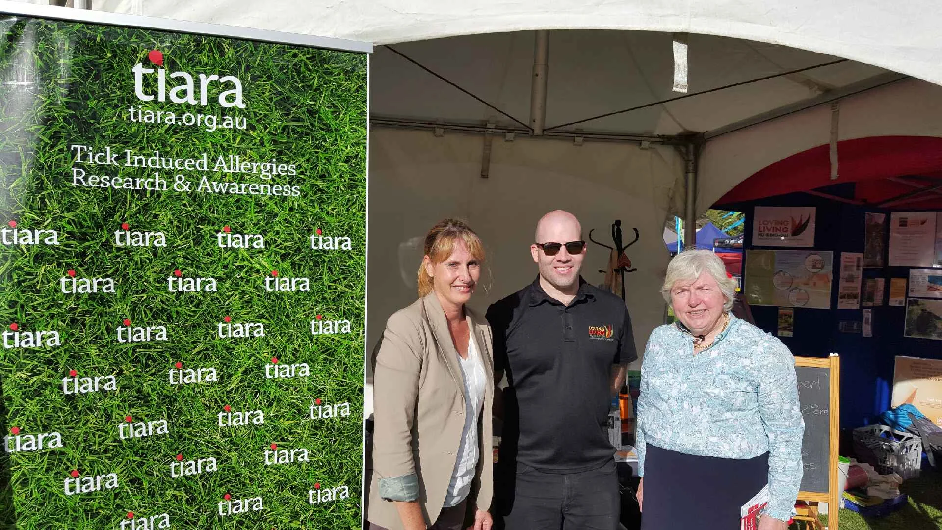 Melanie Burk, David Towns and Sheryl van Nunen