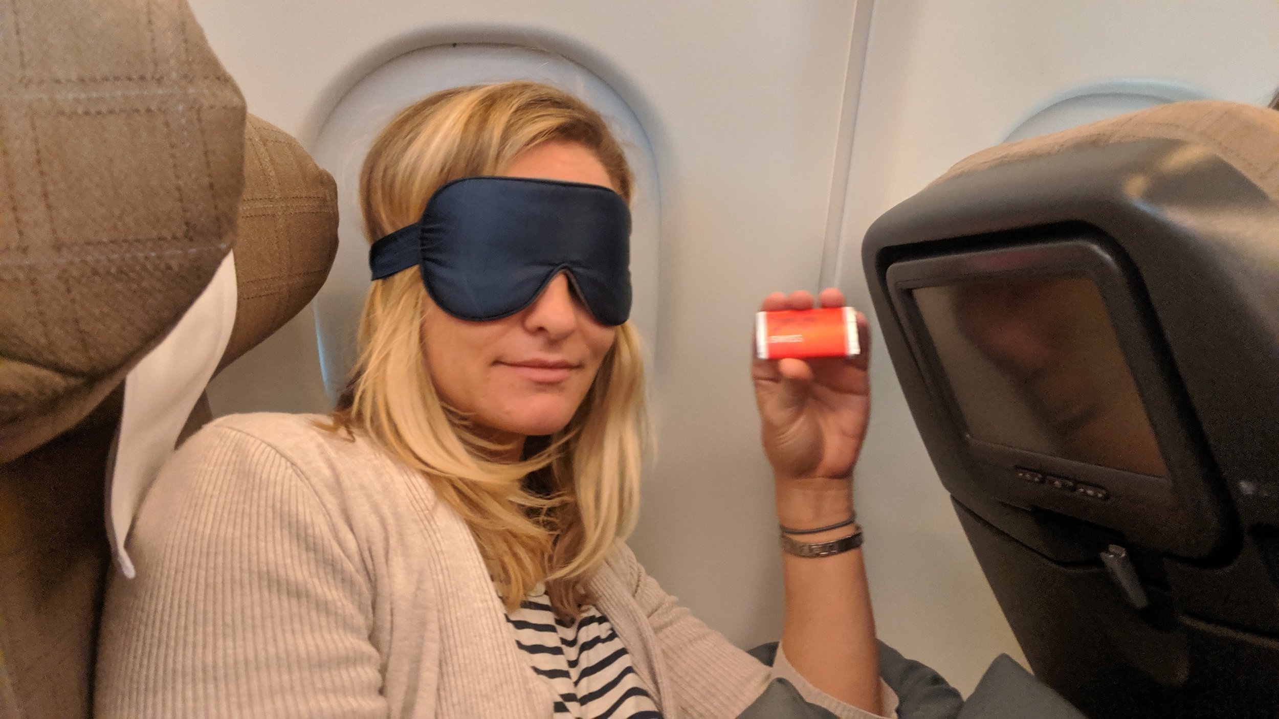 No business class for me, thanks. I’m a proud patron of CheapoAir! Flyin’ cheap is my name, claustrophobia is my game.