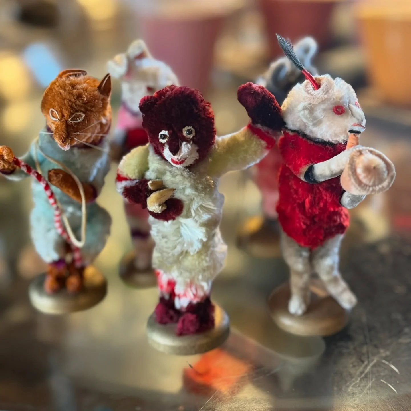 I&rsquo;m back home in Washington and working on getting a video up today on YouTube featuring these adorable 🥰 antique German chenille Christmas ornaments plus a thrifting and shopping road trip to two of the most beautiful cities in Mexico and Ton