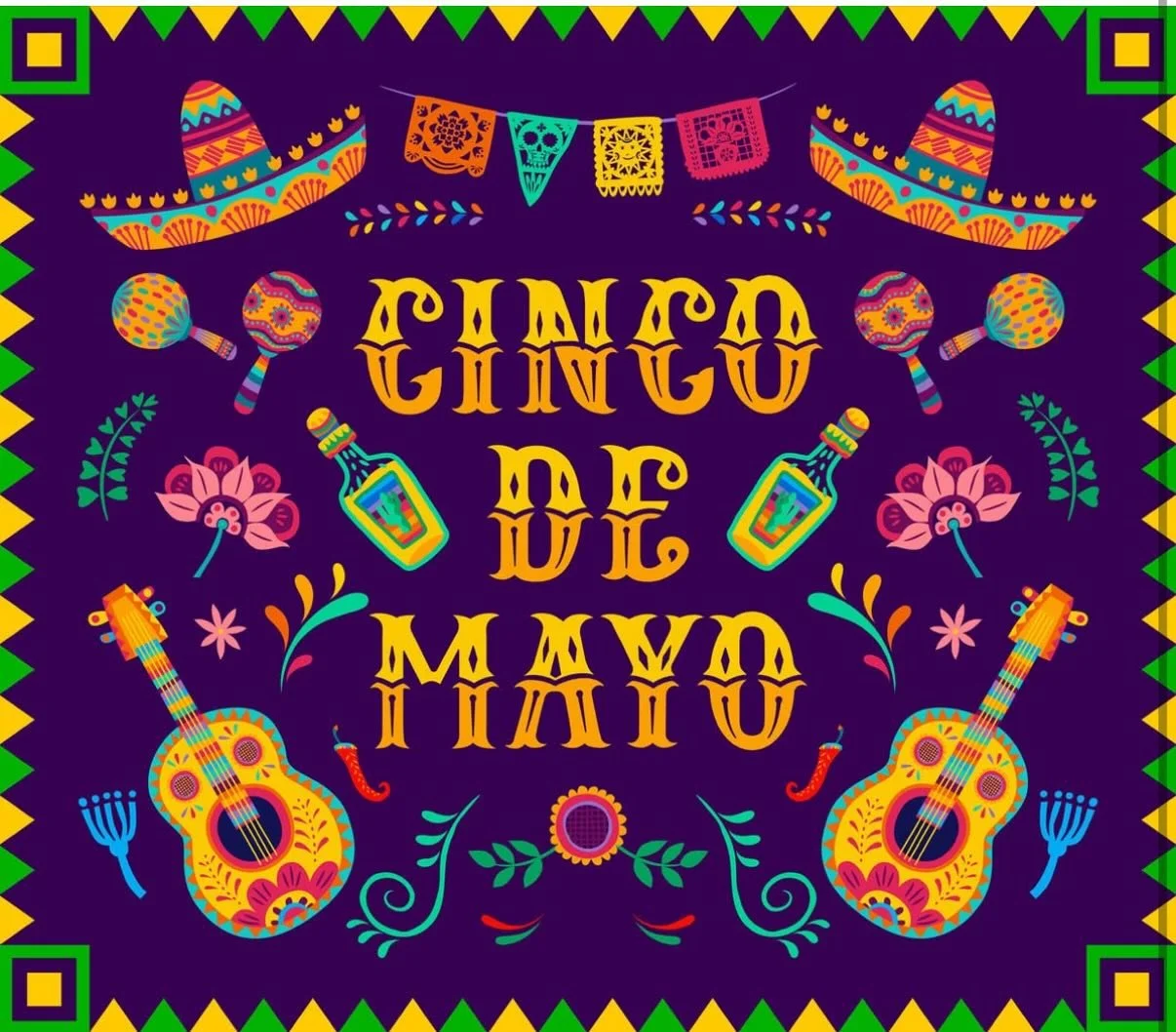 I almost forgot!! Happy Cinco de Mayo! May the margaritas flow freely.