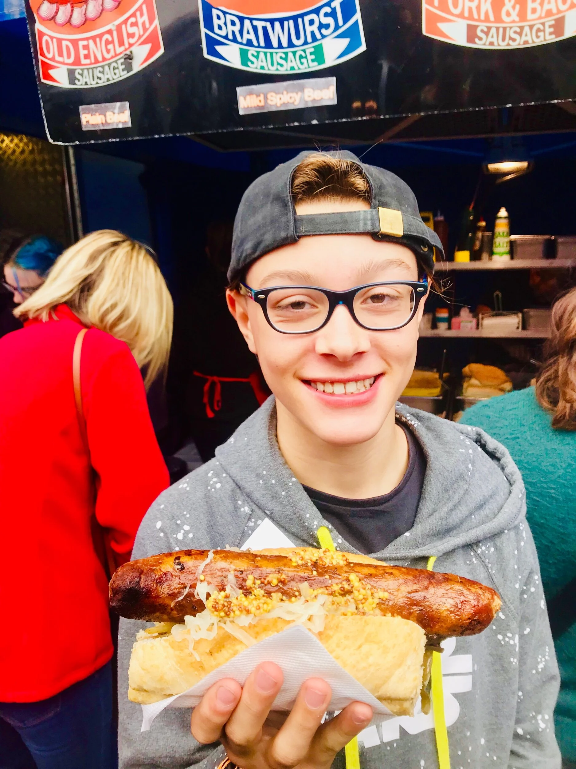 Salamanca markets offered some great lunch options!