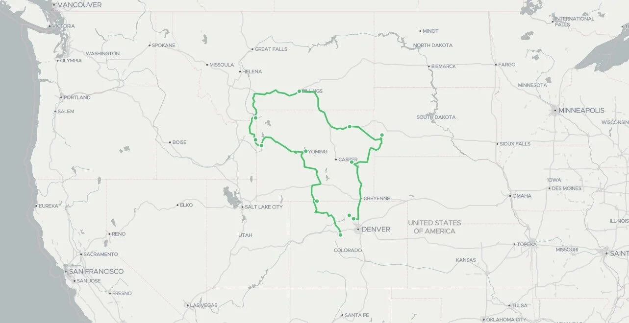 Road trip around WY, ID, MT and SD