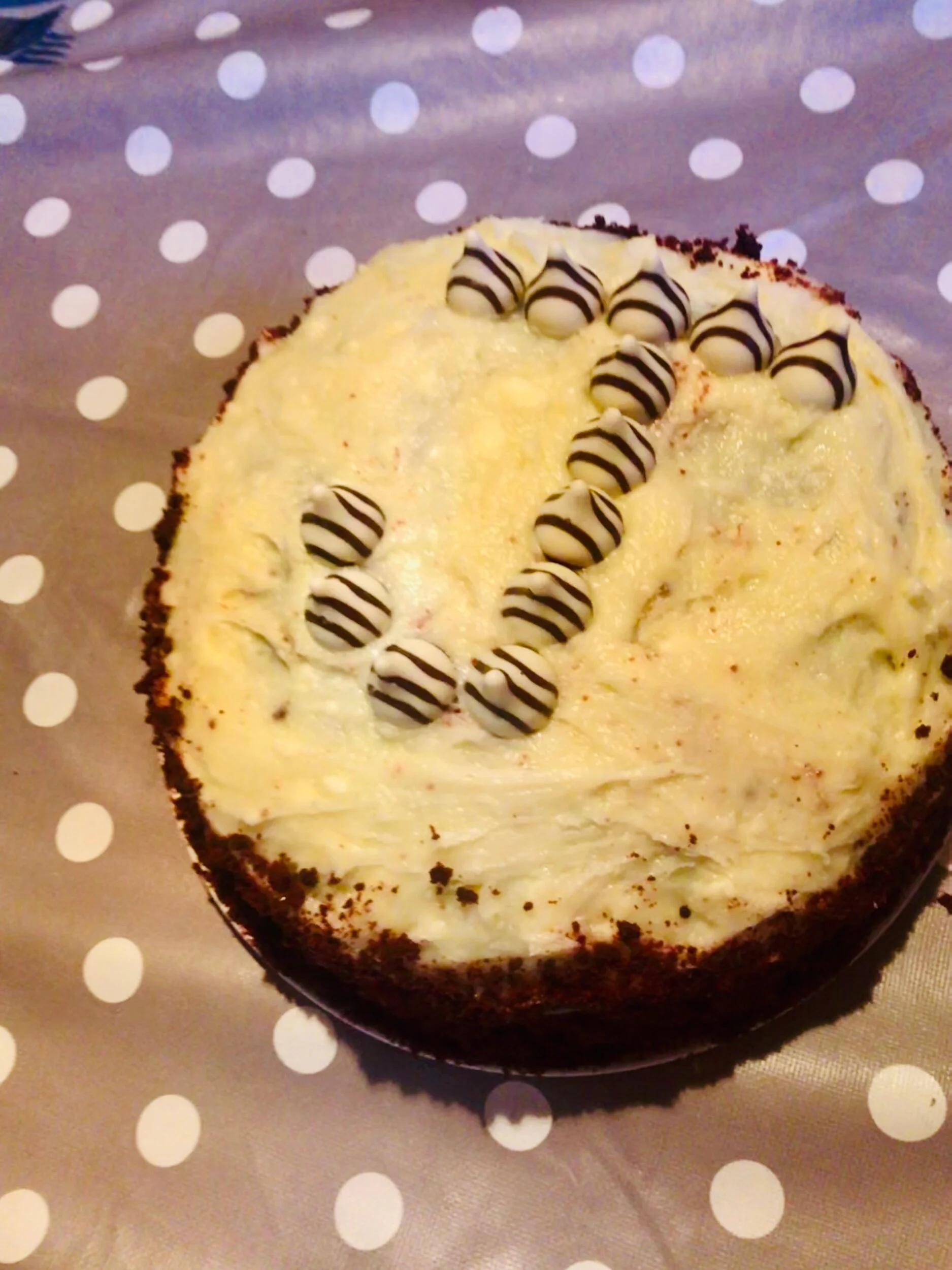 My Dad’s birthday cake that we made for him! Mmmm...