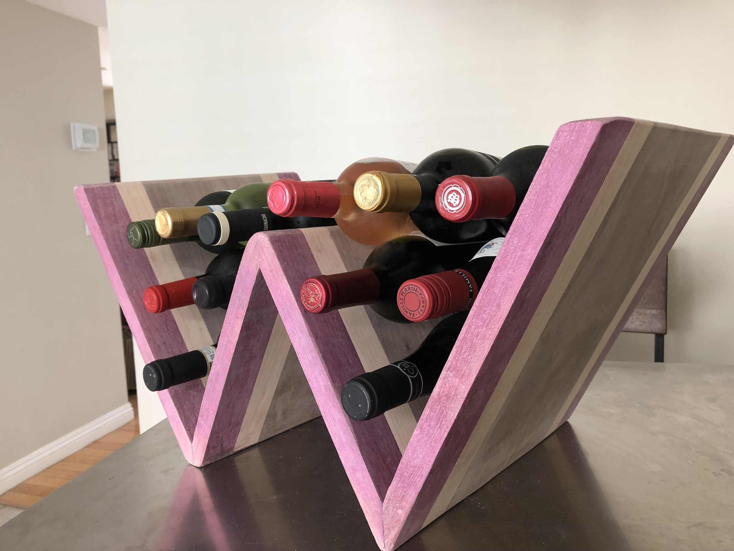 "W For Wine" Wine Rack