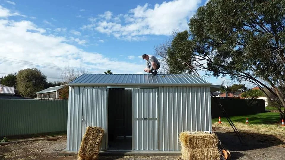 We have a shed!