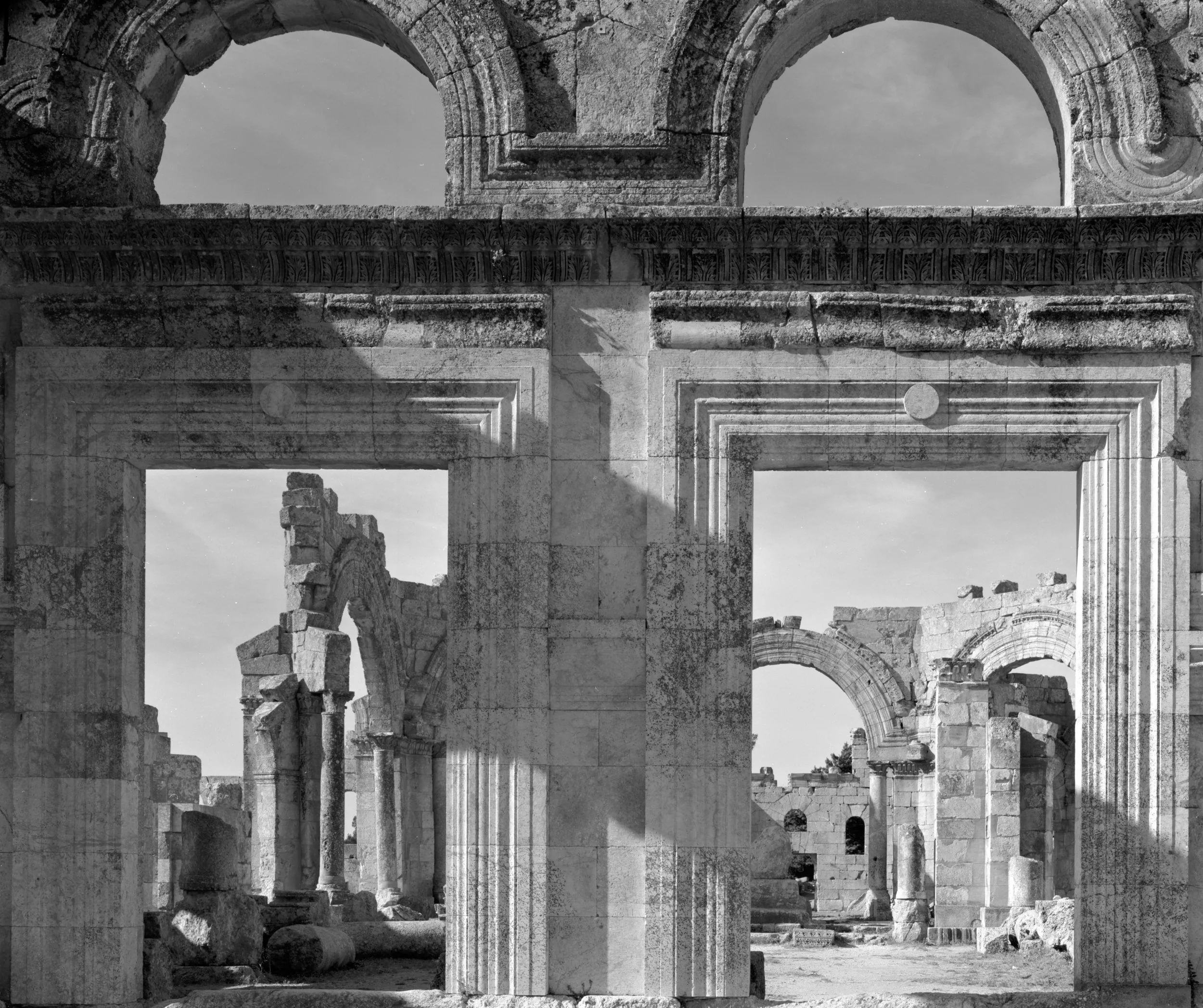 Rowan Conroy, St. Simeon Stylites, Syria, from the series The Poetics of Detritus , 2006 (printed 2019), piezography inkjet print.