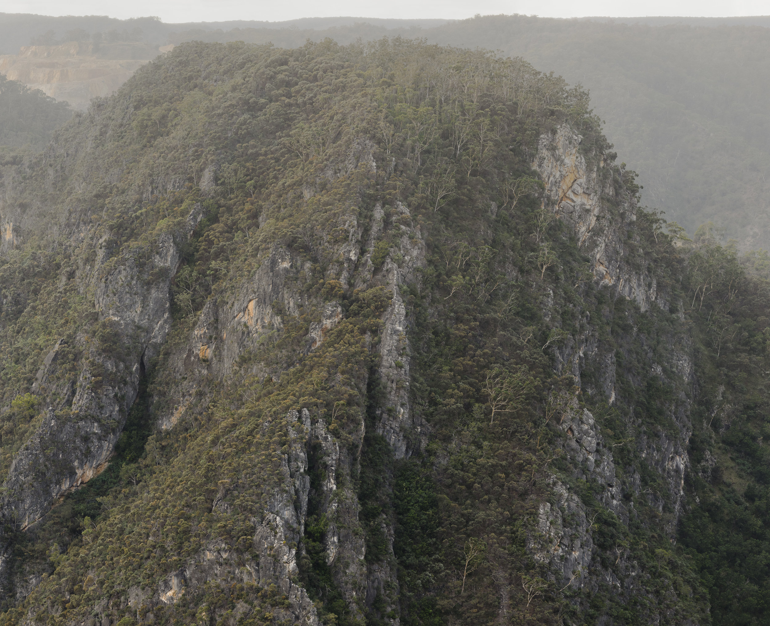 The Lookdown, Bungonia (after Fan K'uan), diptych. 